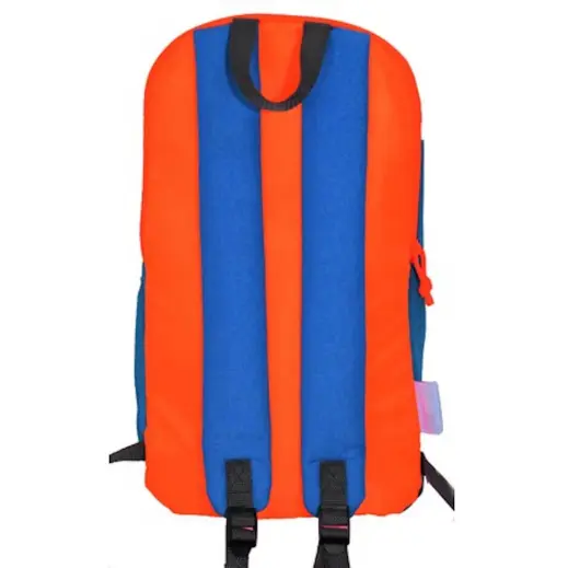 Trail Runner Backpack Light Blue Orange Back